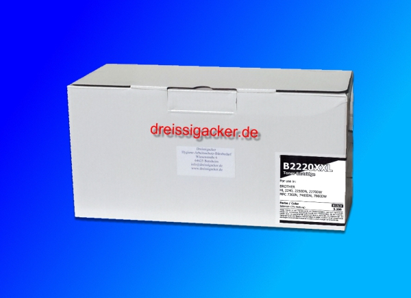 Alternativ Toner XXL schwarz 5.200 Seiten ersetzt Brother TN-2220